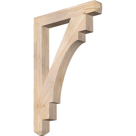 Merced Craftsman Smooth Bracket, Douglas Fir, 3 1/2W X 26D X 38H